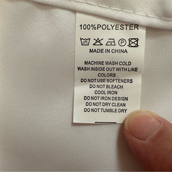 Rock and Wheat Print Shower Curtain with Shower Hooks - Picture 5 of 5